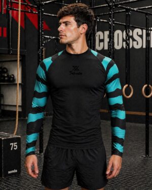 Remera Lycra Tricot Manga Rangla Só-nós +50uv Protección Upf